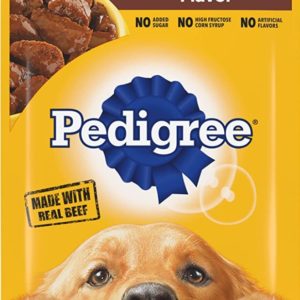 PEDIGREE CHOICE CUTS IN GRAVY Filet Mignon Flavor Puppy Soft Wet Dog Food, 3.5 oz Pouches, 16 Pack