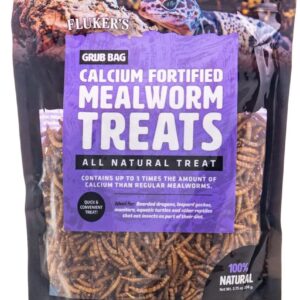 Fluker’s Grub Bag All Natural Calcium Fortified Mealworm Treats